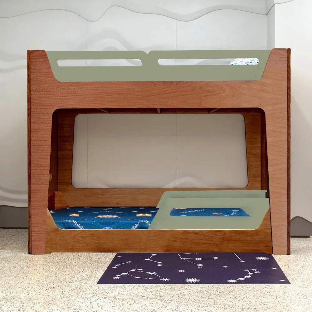 Conjunto Beliche Evolutivo + Cama Anis | 150cm | Nature
