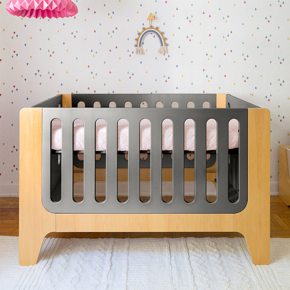 Berço Anis + Mini Cama | Nature e Laca