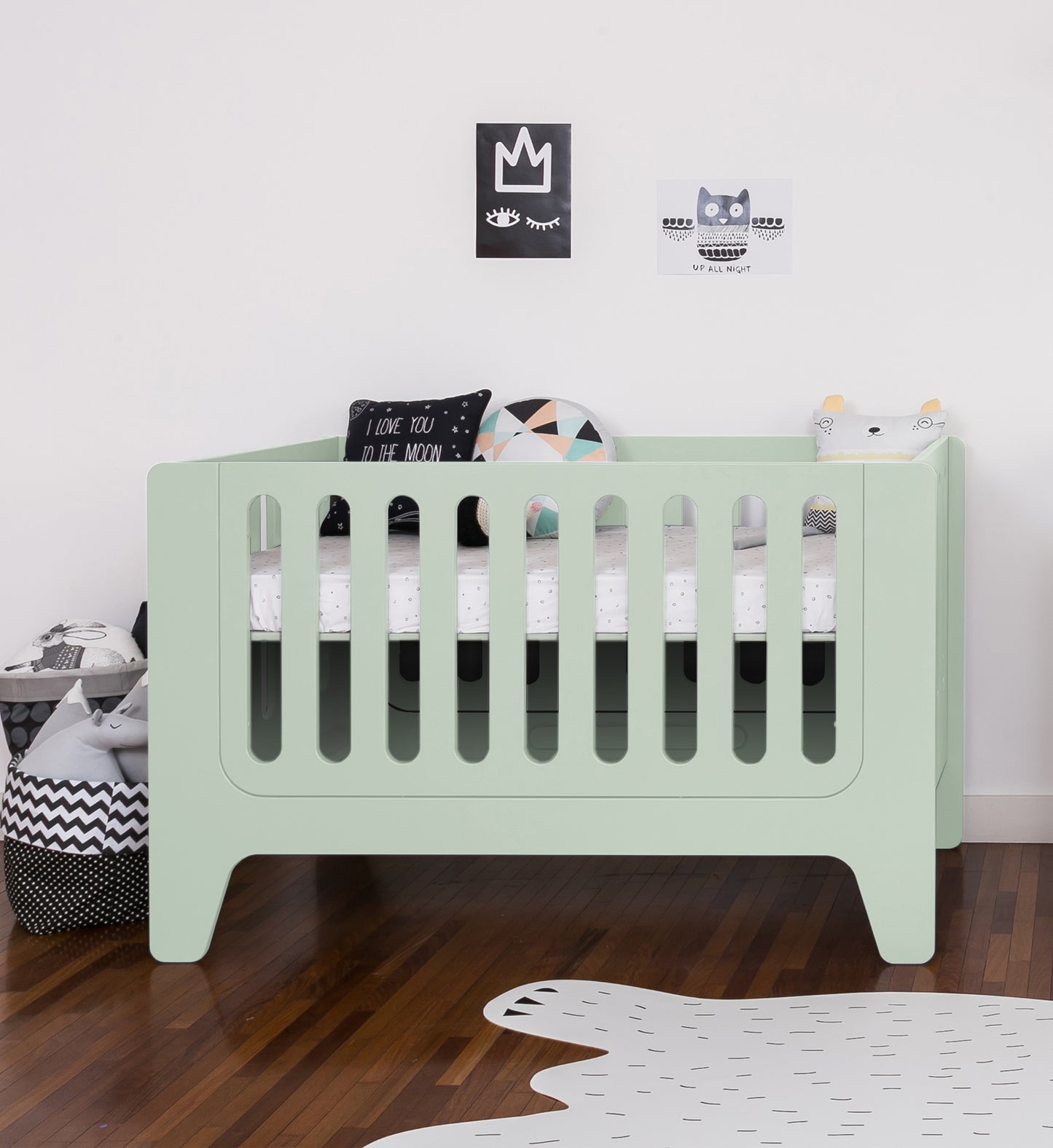 Berço Anis + Mini Cama | Laca