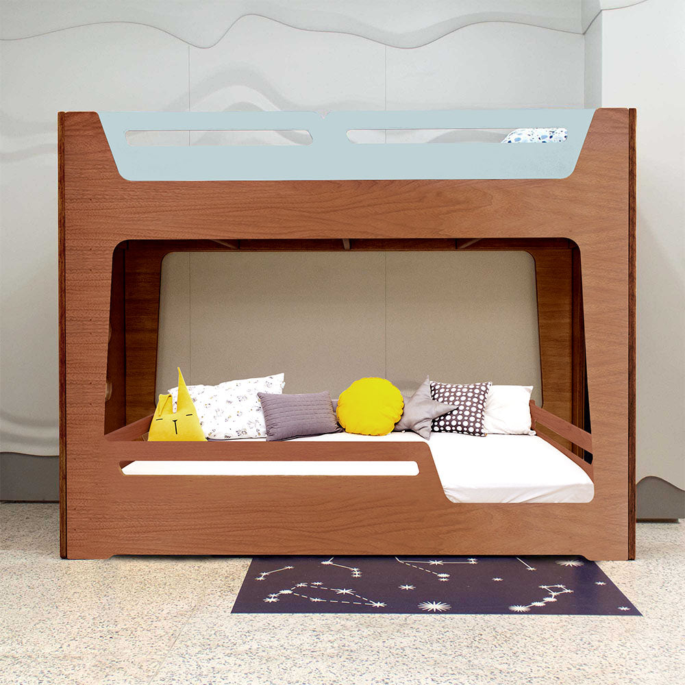 Conjunto Beliche Integrado + Cama Pitaia | 150cm | Nature