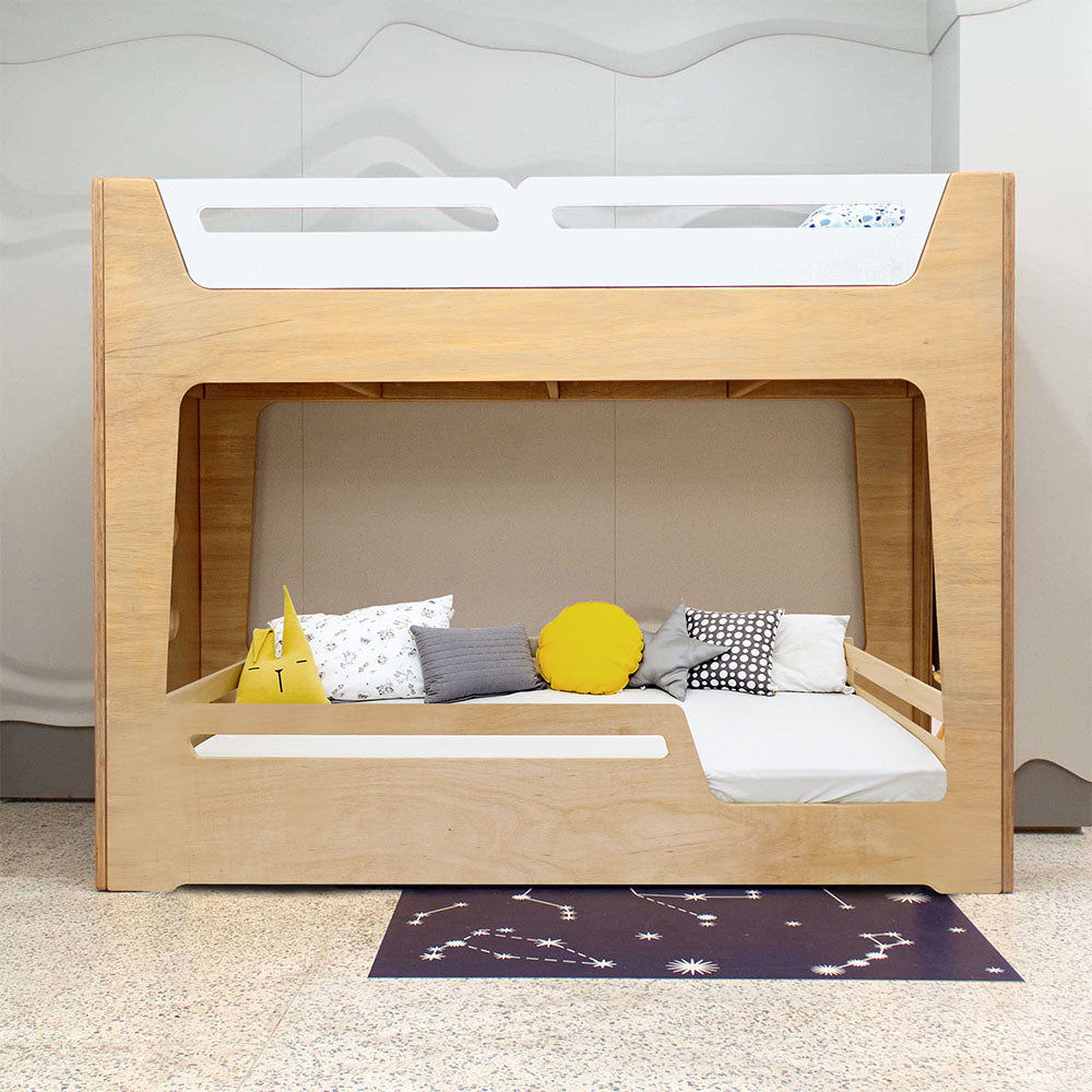 Conjunto Beliche Integrado + Cama Pitaia | 150cm | Nature