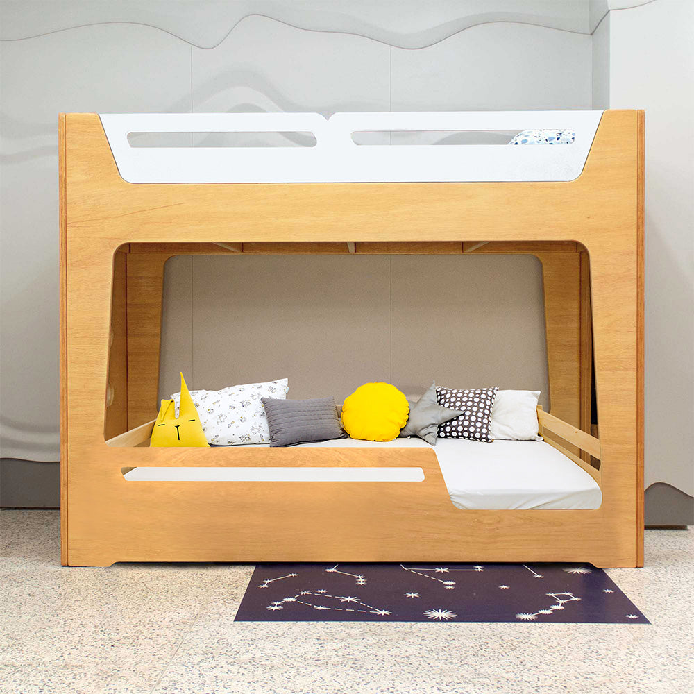 Conjunto Beliche Integrado + Cama Pitaia | 150cm | Nature