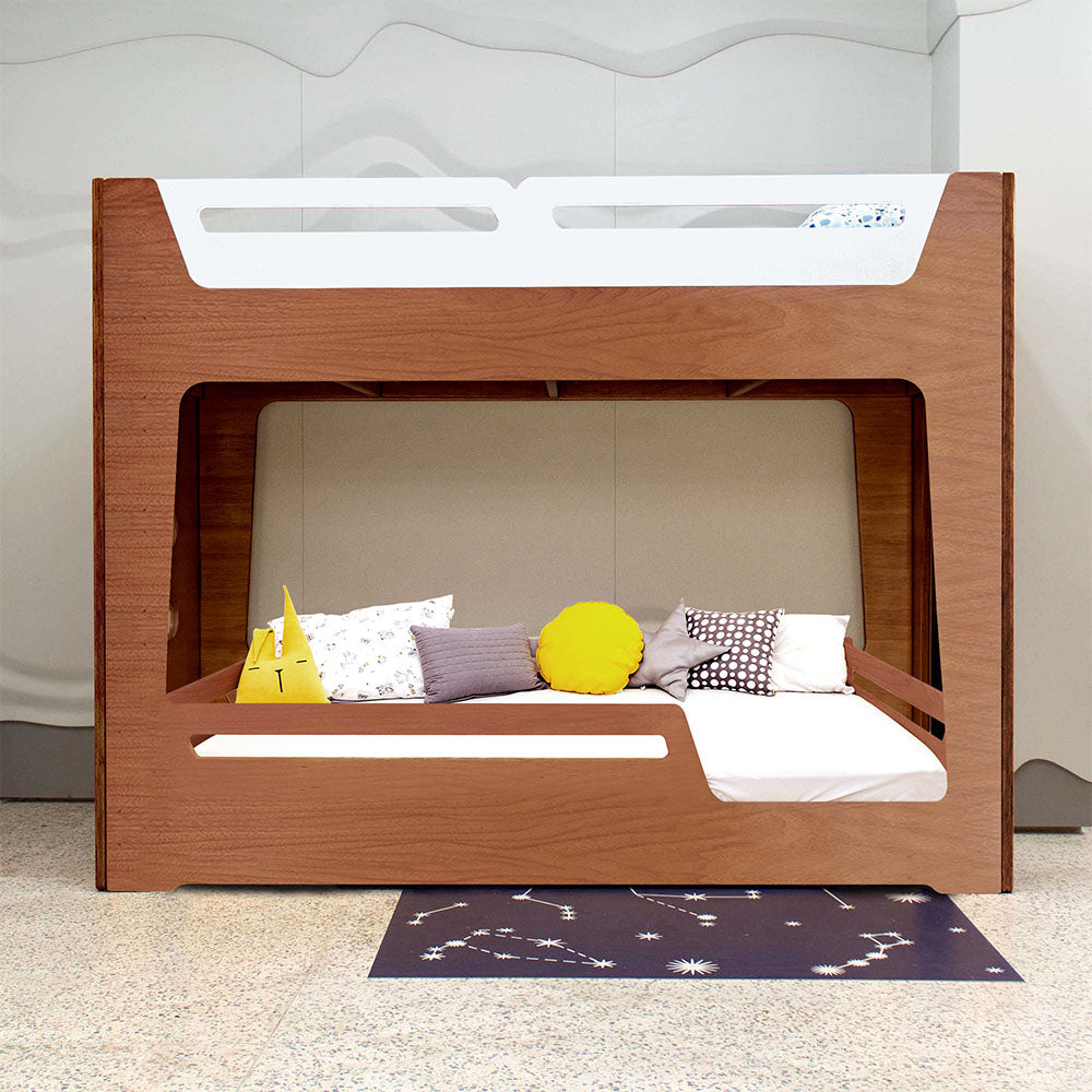 Conjunto Beliche Integrado + Cama Pitaia | 150cm | Nature