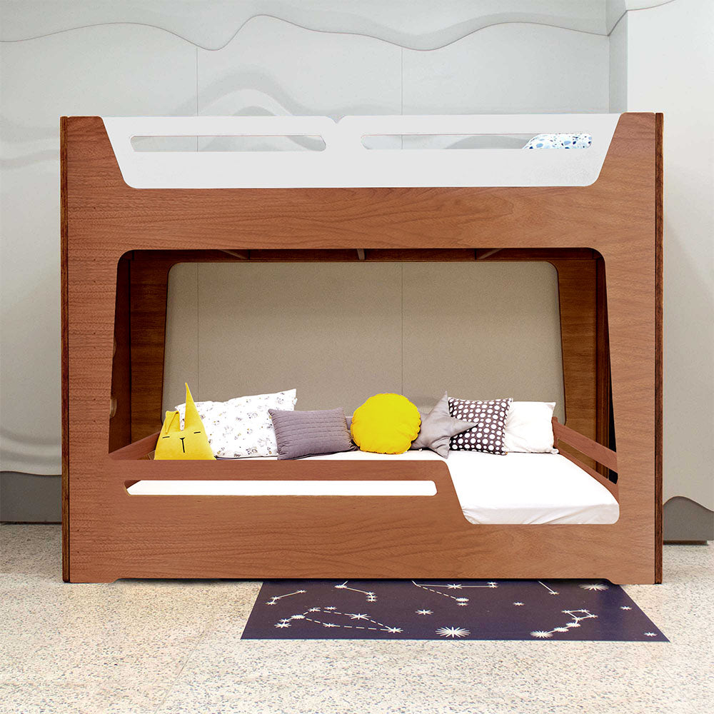 Conjunto Beliche Integrado + Cama Pitaia | 150cm | Nature