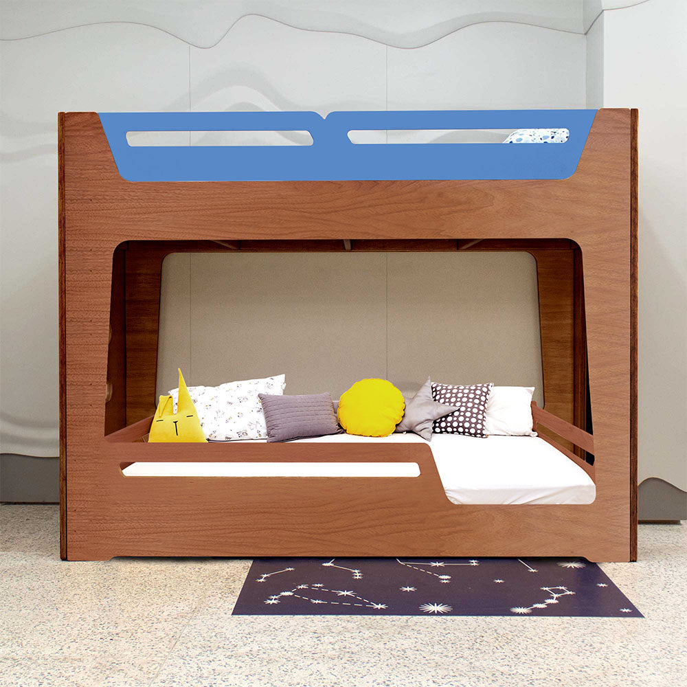 Conjunto Beliche Integrado + Cama Pitaia | 150cm | Nature