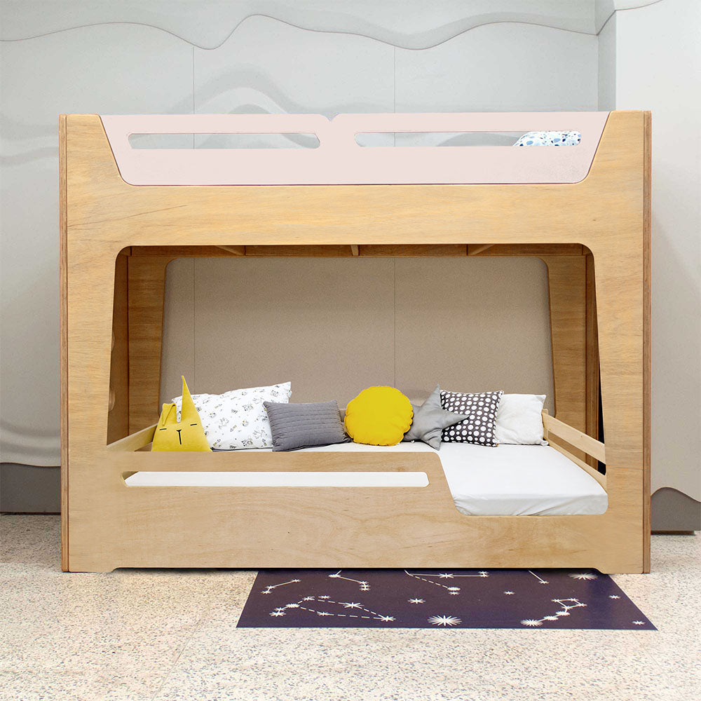 Conjunto Beliche Integrado + Cama Pitaia | 150cm | Nature