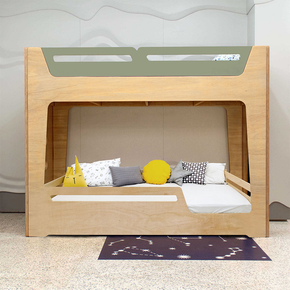 Conjunto Beliche Integrado + Cama Pitaia | 150cm | Nature