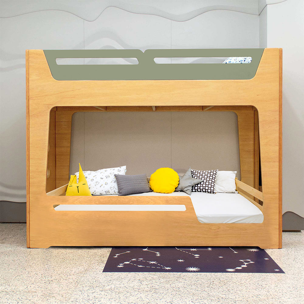 Conjunto Beliche Integrado + Cama Pitaia | 150cm | Nature