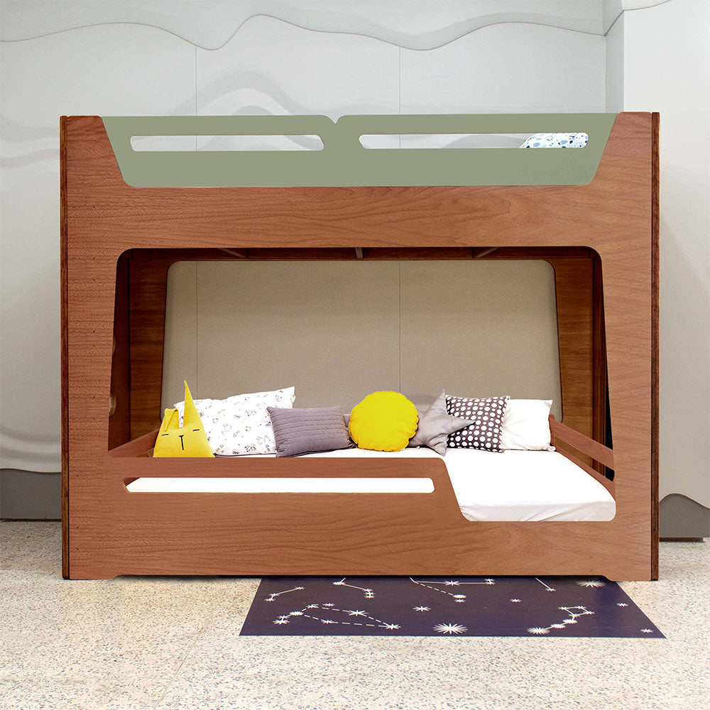 Conjunto Beliche Integrado + Cama Pitaia | 150cm | Nature