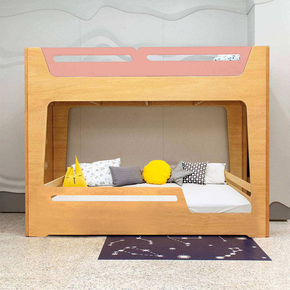 Conjunto Beliche Integrado + Cama Pitaia | 150cm | Nature