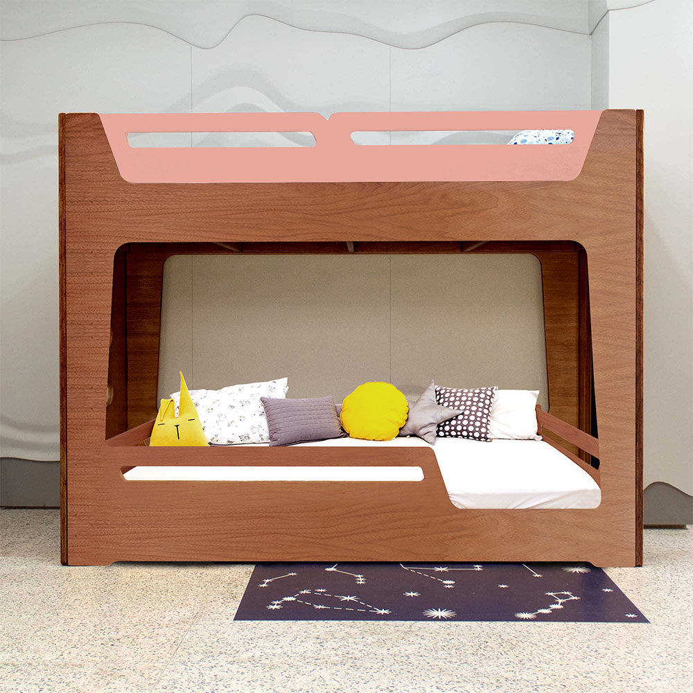 Conjunto Beliche Integrado + Cama Pitaia | 150cm | Nature