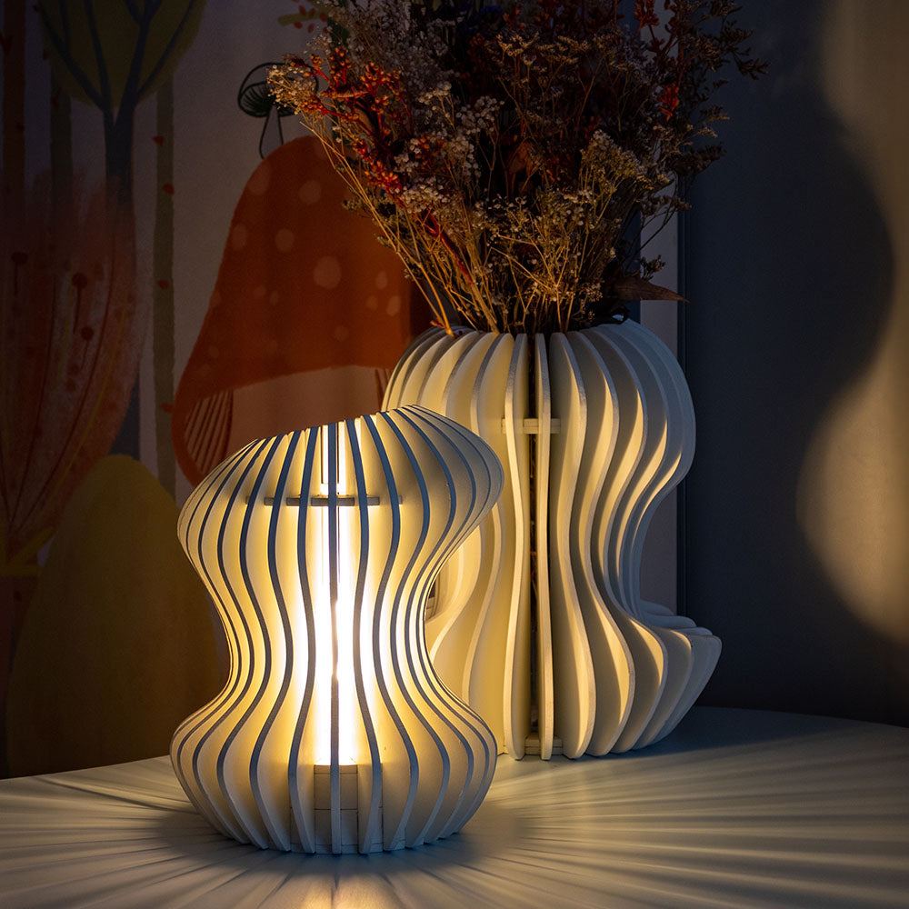 Conjunto Luminária Botanique + Vaso Botanique