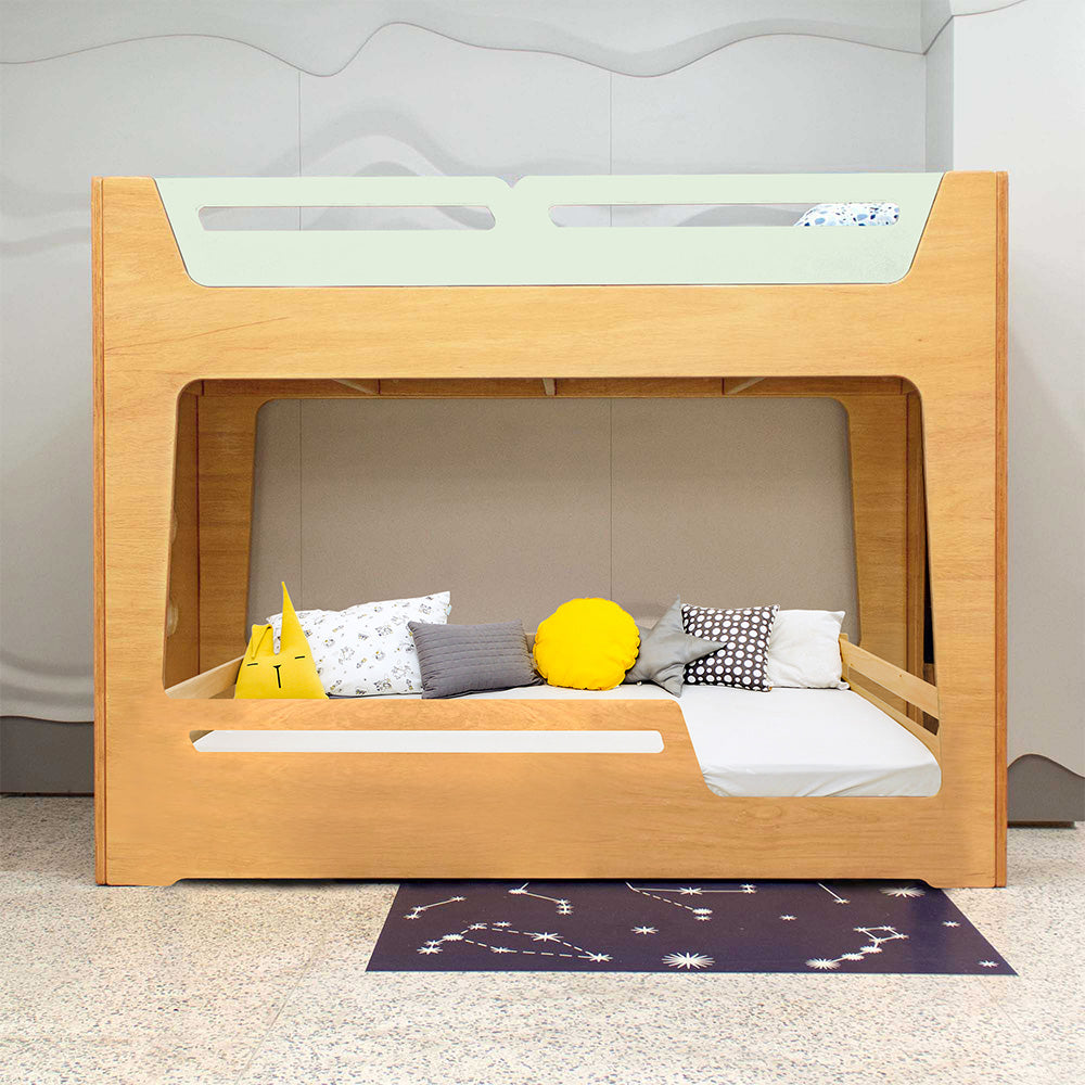 Conjunto Beliche Integrado + Cama Pitaia | 150cm | Nature