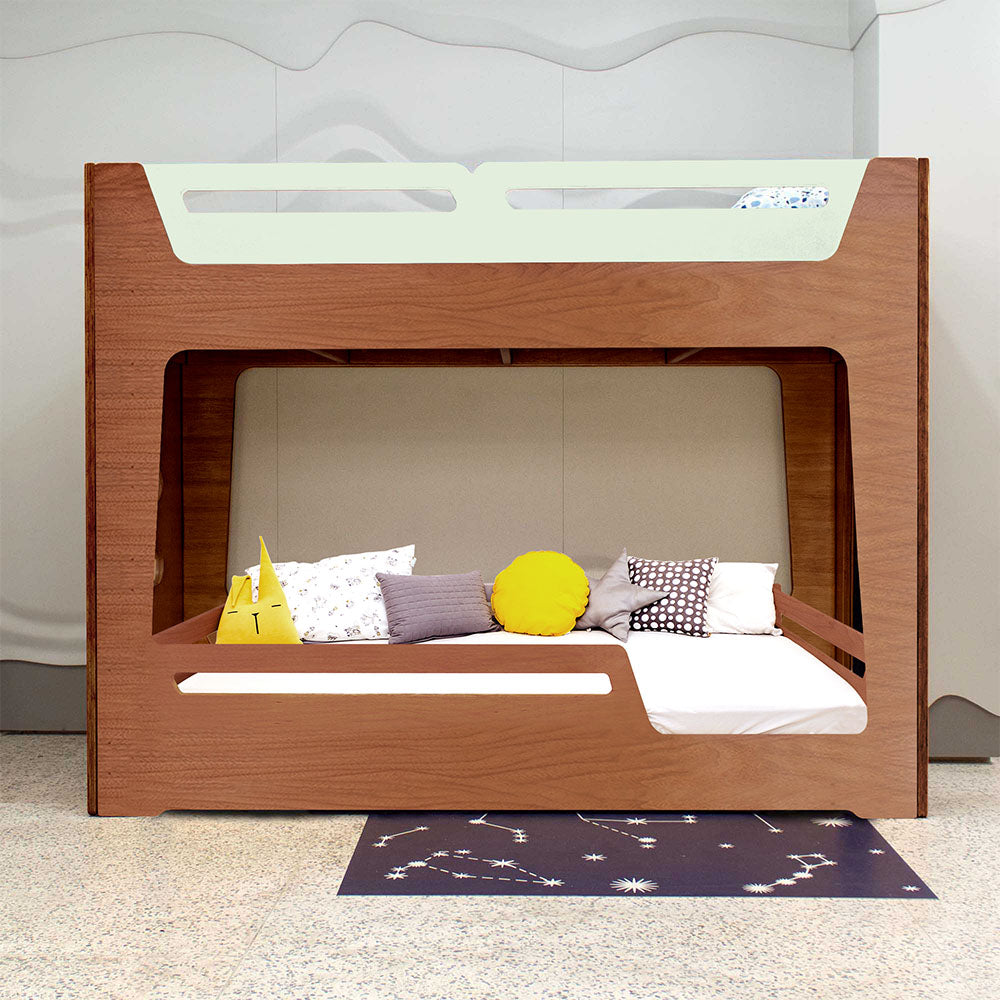 Conjunto Beliche Integrado + Cama Pitaia | 150cm | Nature