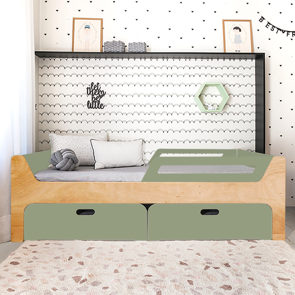 Bicama Anis | Nature | 2 Grades | Gavetas Baú