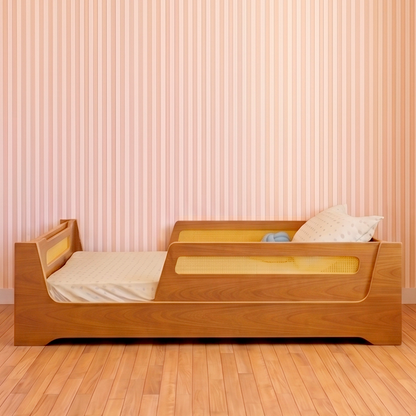 Cama Evolutiva Amarillis com Palha | Jequitibá | 2 Grades