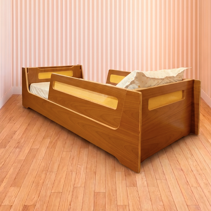 Cama Evolutiva Amarillis com Palha | Jequitibá | 2 Grades