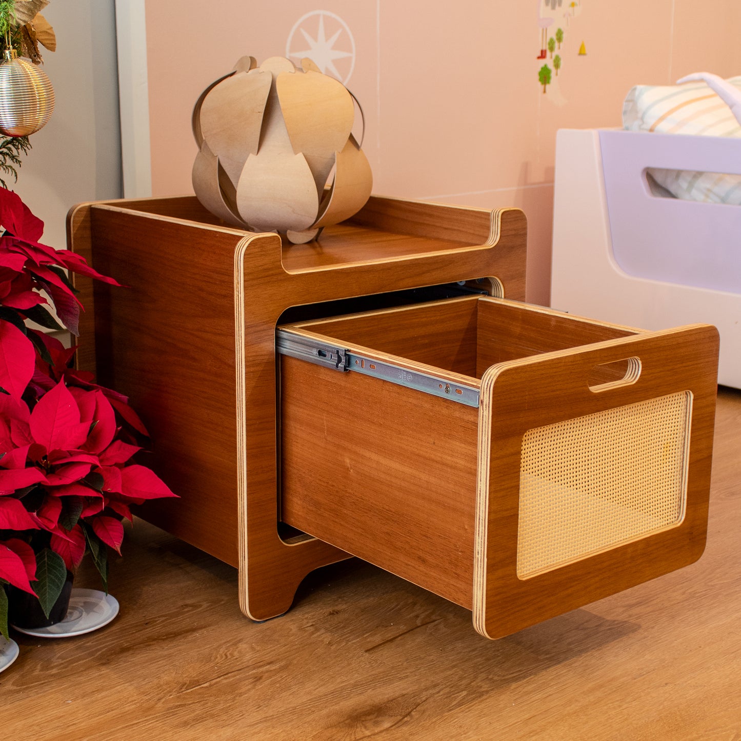 Mesa de Cabeceira | Jequitibá com Palha