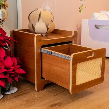 Mesa de Cabeceira | Jequitibá com Palha