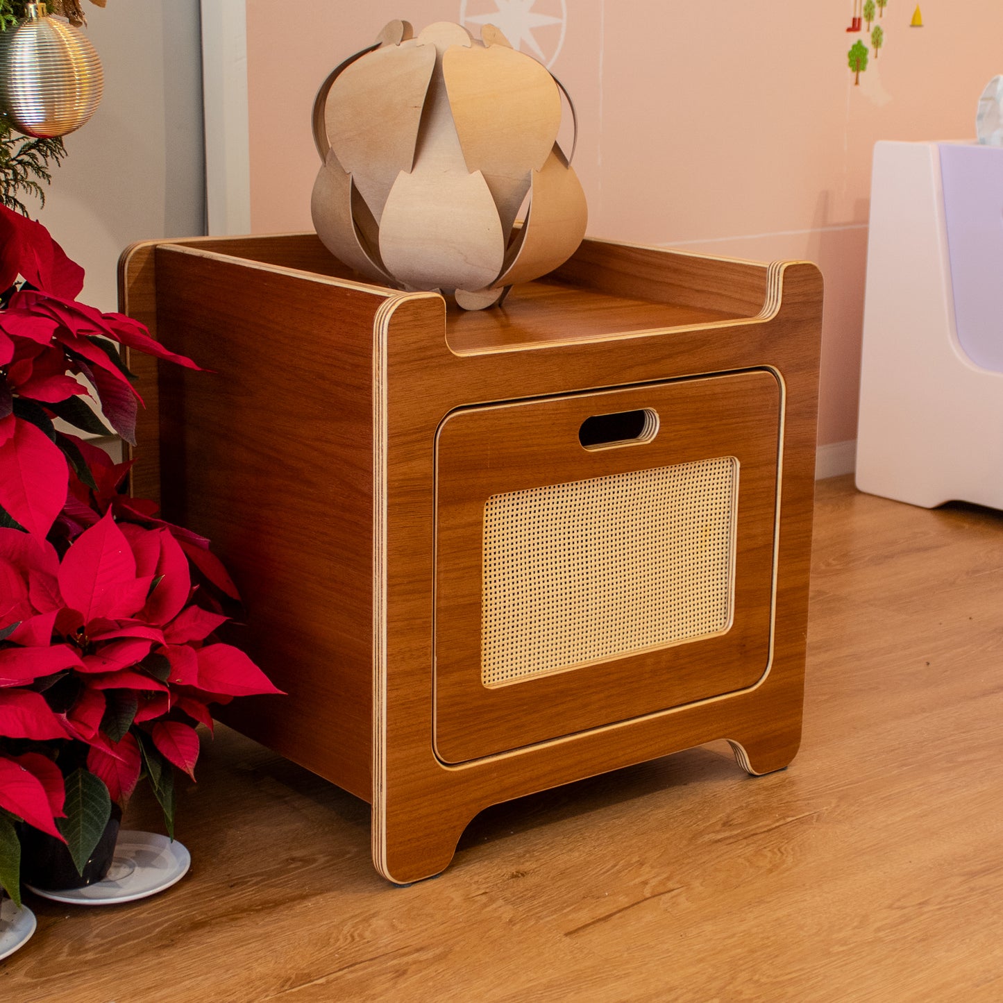 Mesa de Cabeceira | Jequitibá com Palha