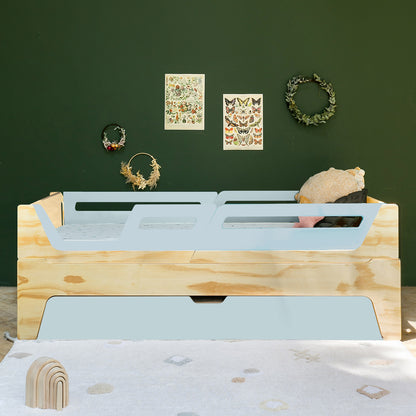 Bicama Evolutiva Maracujá | Nature | 4 Grades (1 com abertura) + 2 Módulos de cabeceira e peseira