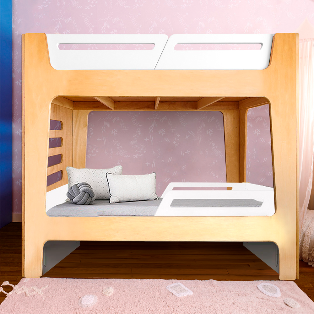 Beliche Integrado Infantil com Bicama | Anis Nature Sem Cama Auxiliar | Bloom