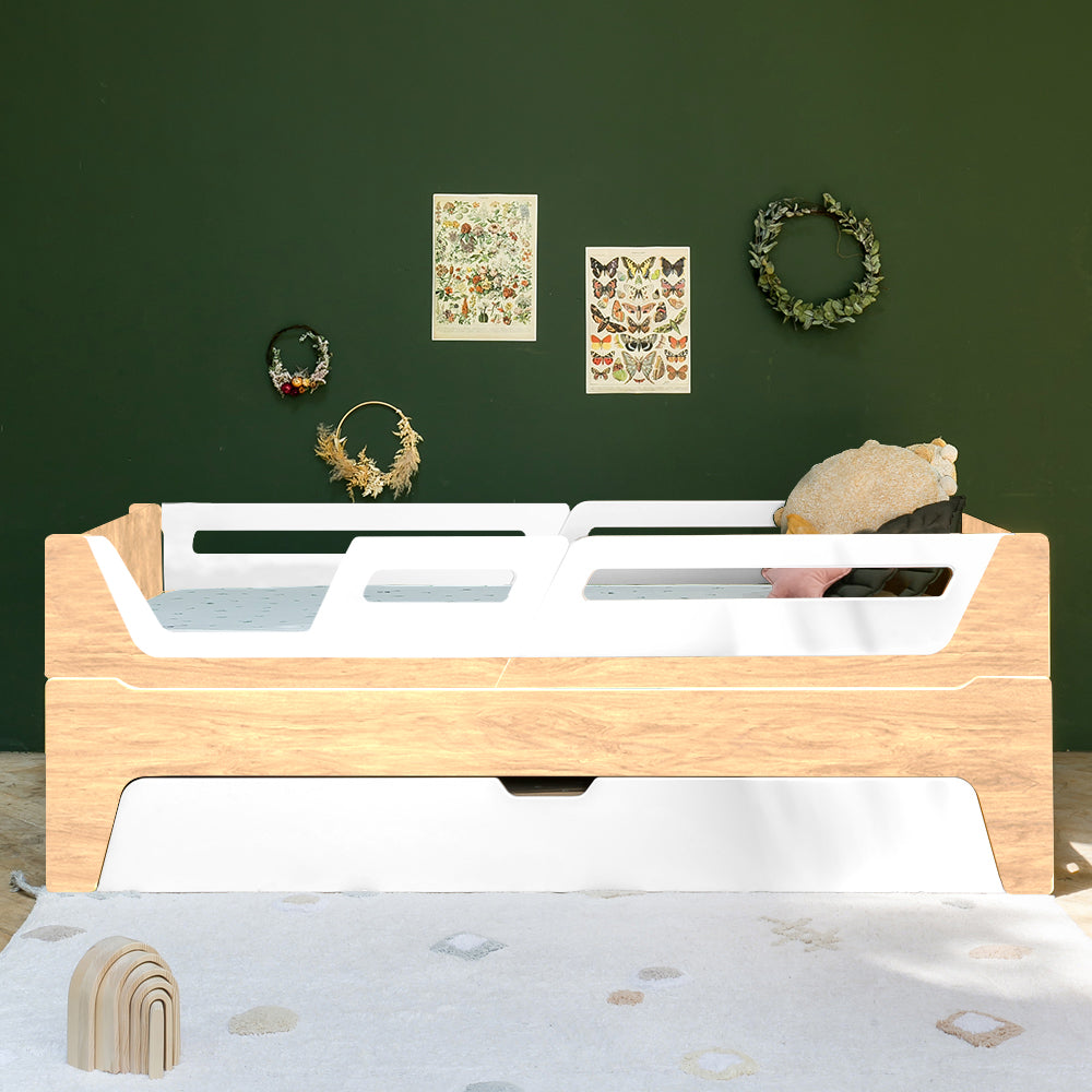 Bicama Evolutiva Maracujá | Nature | 4 Grades (1 com abertura) + 2 Módulos de cabeceira e peseira