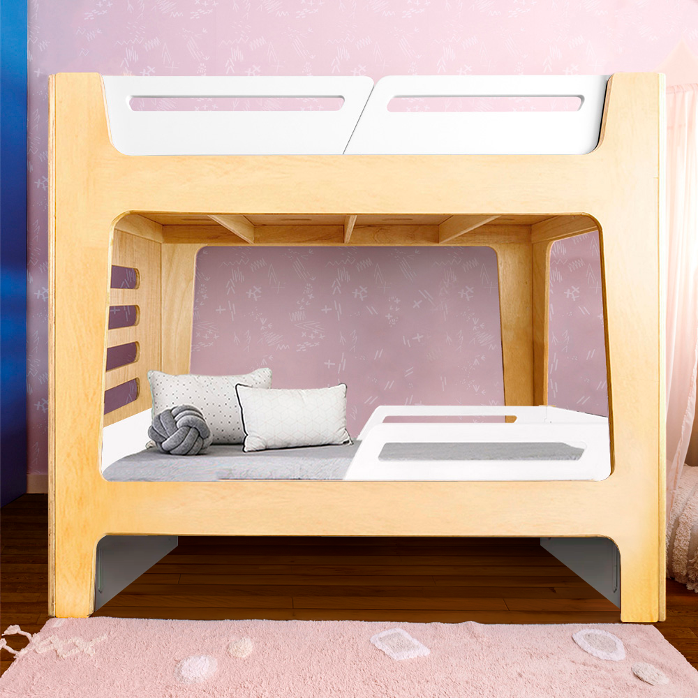 Beliche Integrado Infantil com Bicama | Anis Nature Sem Cama Auxiliar | Bloom