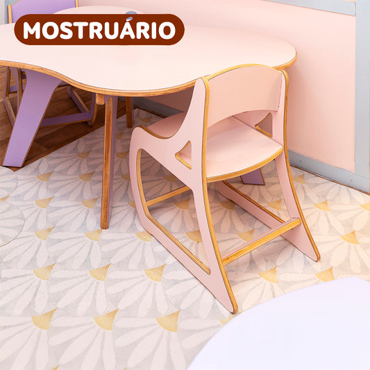 Cadeira Orgânica | Laminado Cotton Candy (L575)