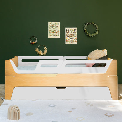 Bicama Evolutiva Maracujá | Nature | 4 Grades (1 com abertura) + 2 Módulos de cabeceira e peseira