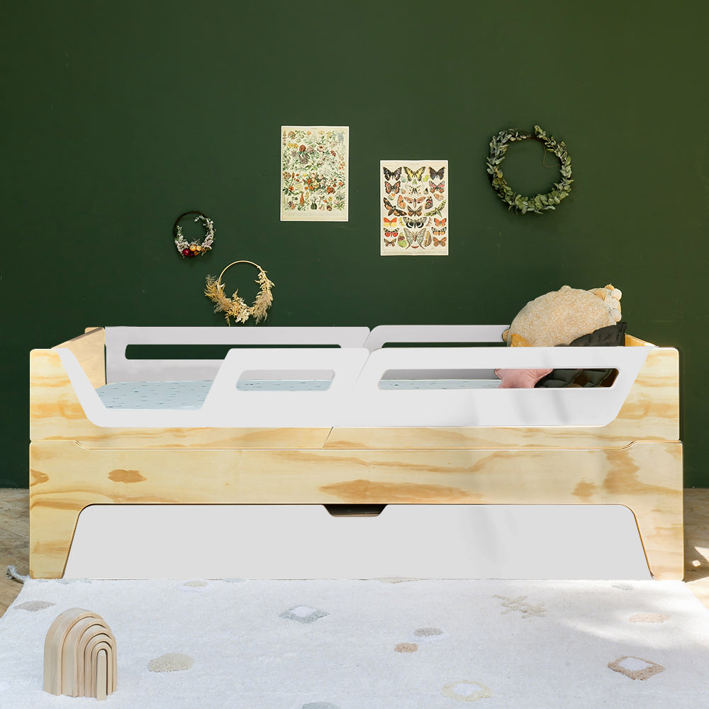 Bicama Evolutiva Maracujá | Nature | 4 Grades (1 com abertura) + 2 Módulos de cabeceira e peseira