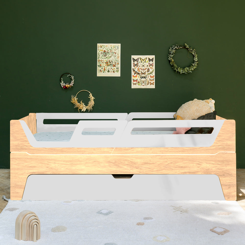 Bicama Evolutiva Maracujá | Nature | 4 Grades (1 com abertura) + 2 Módulos de cabeceira e peseira