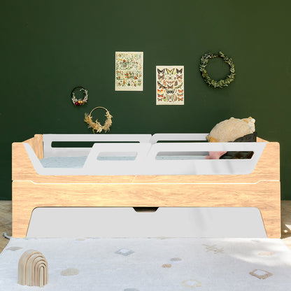 Bicama Evolutiva Maracujá | Nature | 4 Grades (1 com abertura) + 2 Módulos de cabeceira e peseira