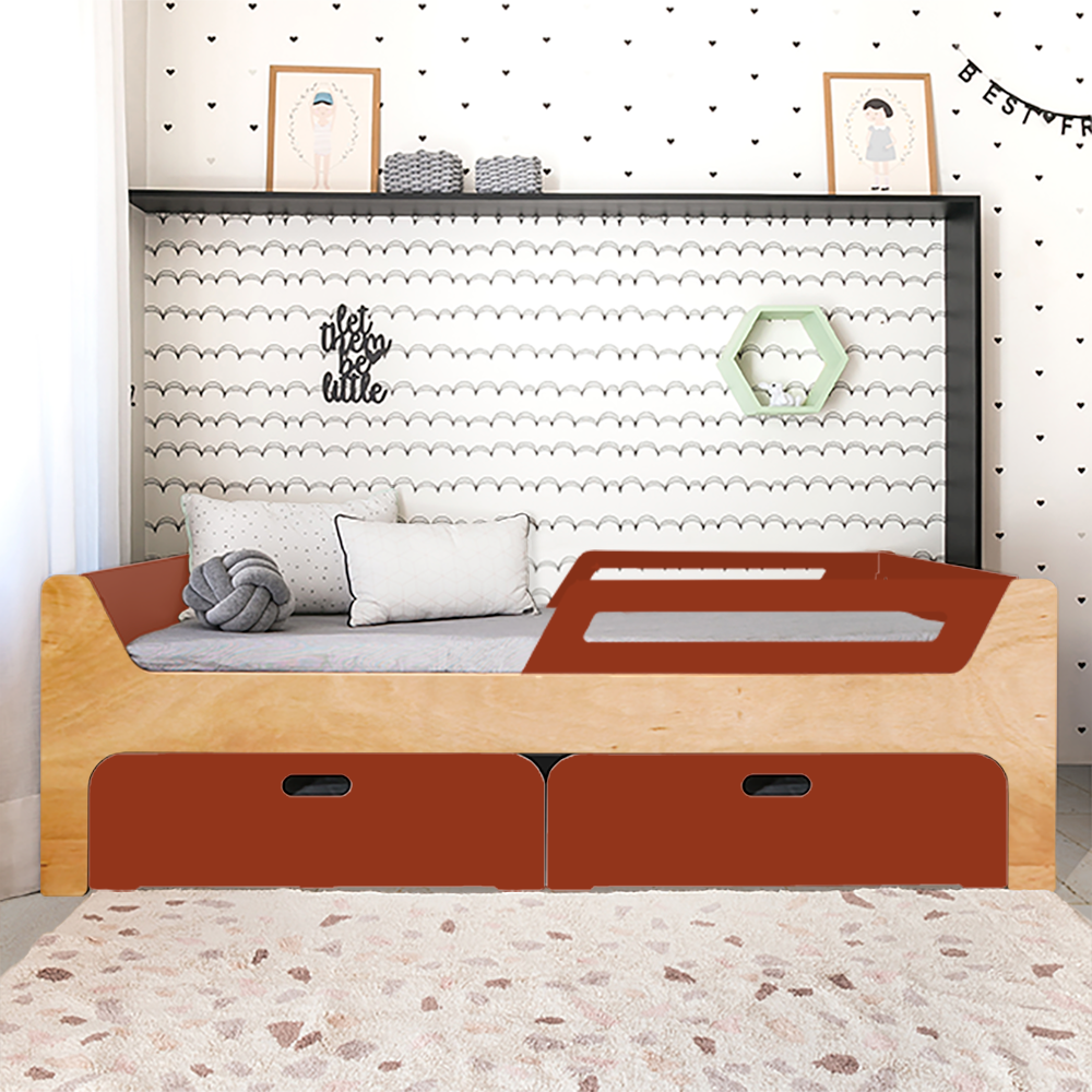 Bicama Anis | Nature | 2 Grades | Gavetas Baú