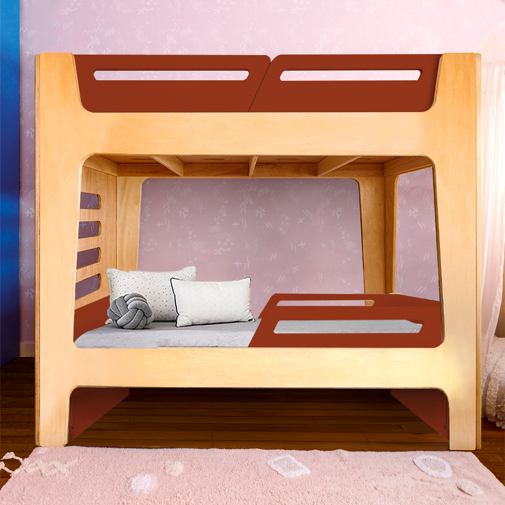 Beliche Integrado Infantil com Bicama | Anis Nature Sem Cama Auxiliar | Bloom