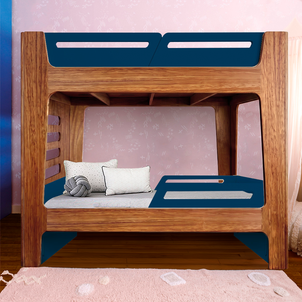 Beliche Integrado Infantil com Bicama | Anis Nature Sem Cama Auxiliar | Bloom