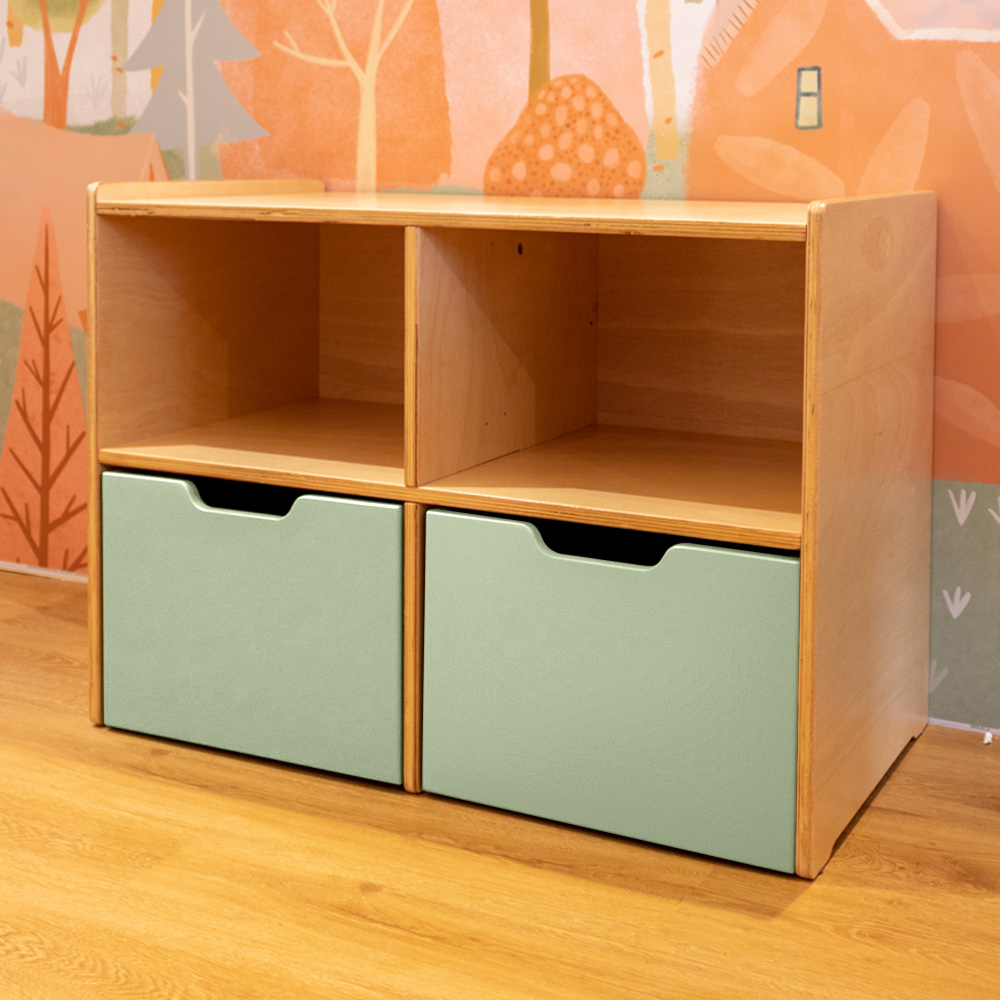 Estante com Baús | (Nature)