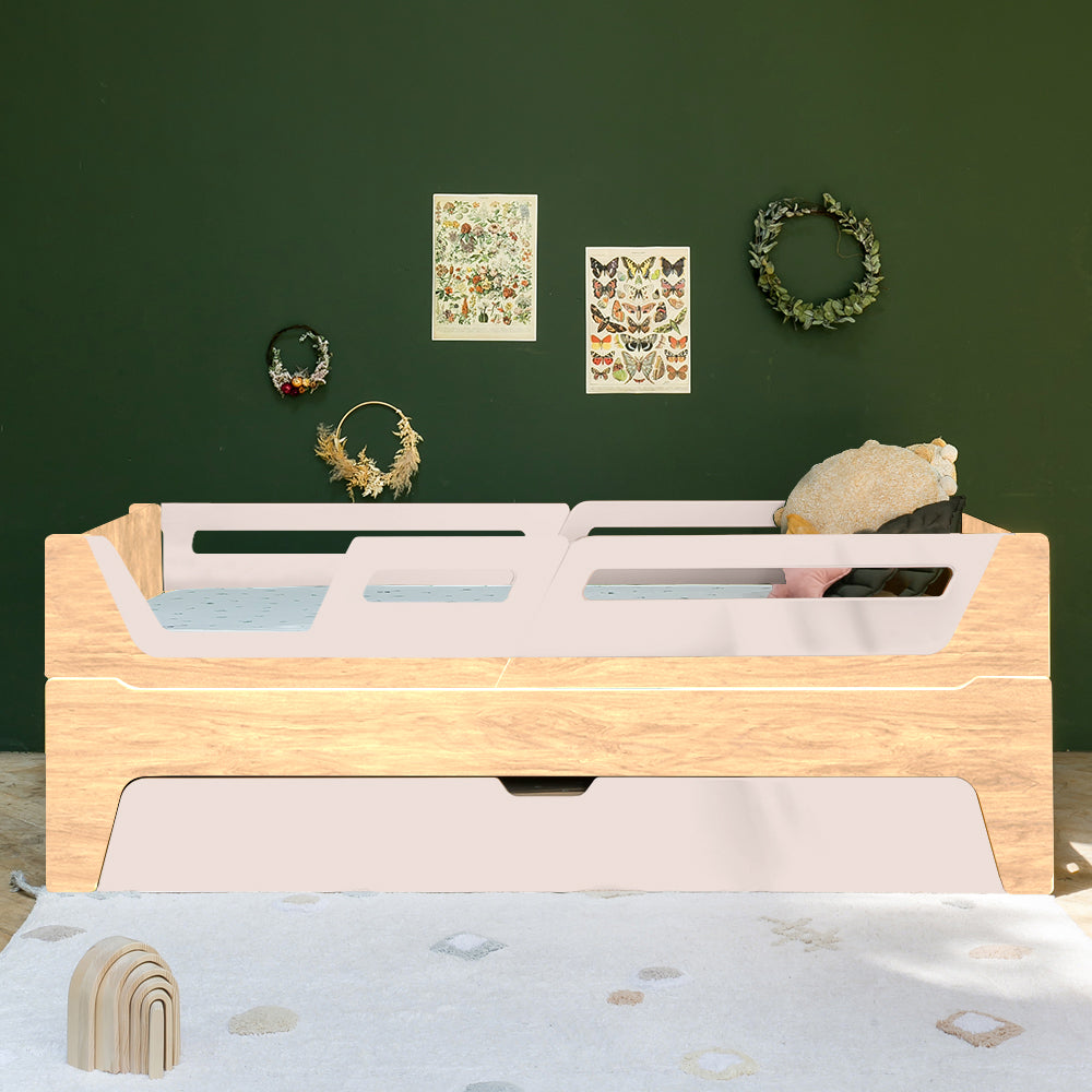 Bicama Evolutiva Maracujá | Nature | 4 Grades (1 com abertura) + 2 Módulos de cabeceira e peseira