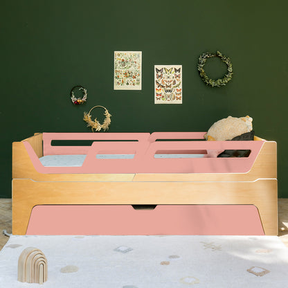 Bicama Evolutiva Maracujá | Nature | 4 Grades (1 com abertura) + 2 Módulos de cabeceira e peseira