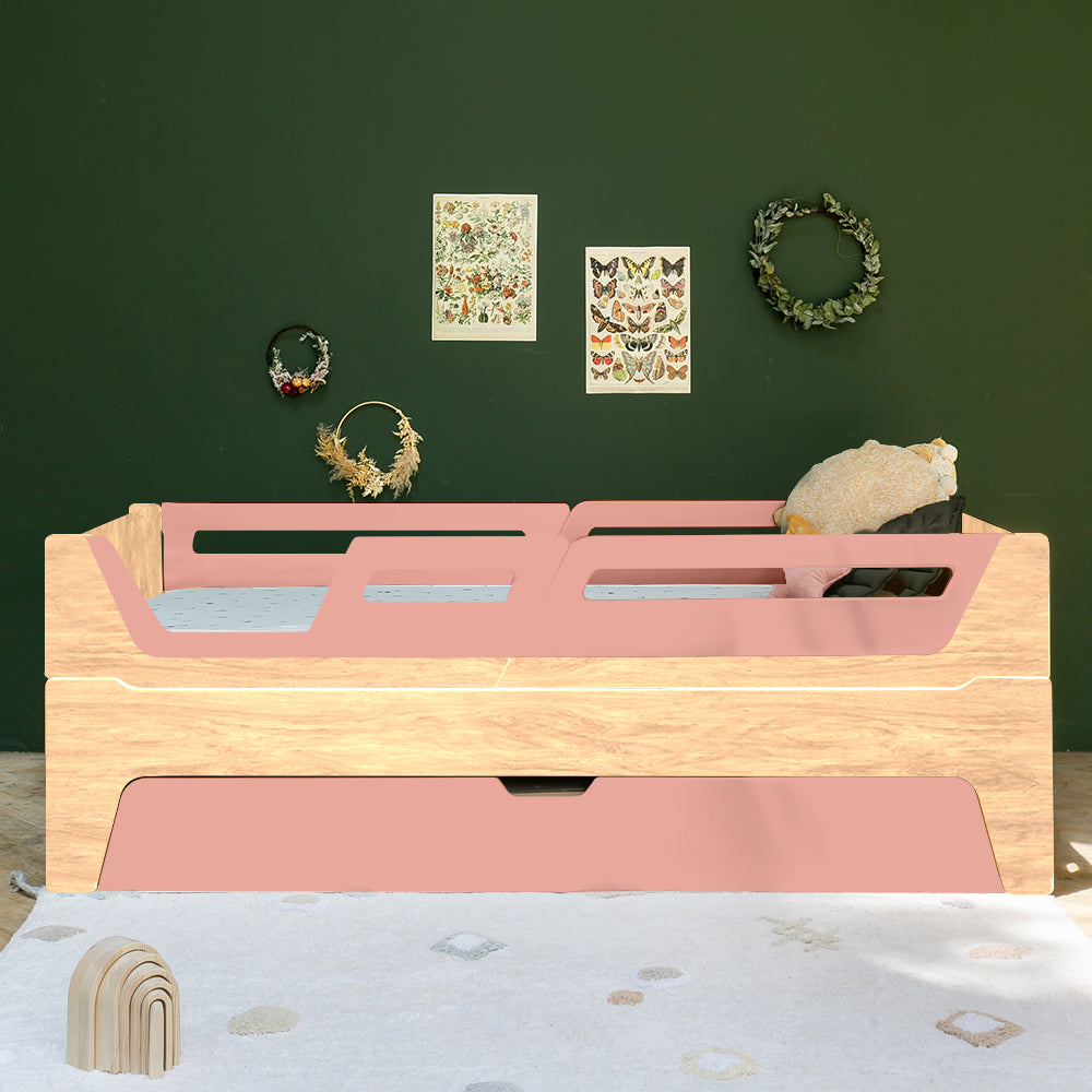 Bicama Evolutiva Maracujá | Nature | 4 Grades (1 com abertura) + 2 Módulos de cabeceira e peseira