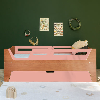 Bicama Evolutiva Maracujá | Nature | 4 Grades (1 com abertura) + 2 Módulos de cabeceira e peseira