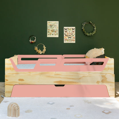 Bicama Evolutiva Maracujá | Nature | 4 Grades (1 com abertura) + 2 Módulos de cabeceira e peseira