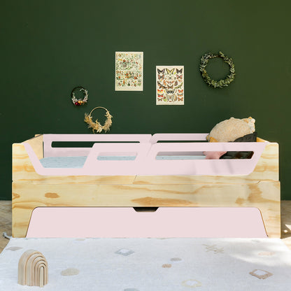 Bicama Evolutiva Maracujá | Nature | 4 Grades (1 com abertura) + 2 Módulos de cabeceira e peseira