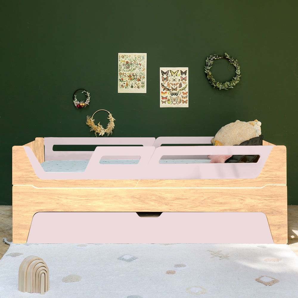 Bicama Evolutiva Maracujá | Nature | 4 Grades (1 com abertura) + 2 Módulos de cabeceira e peseira